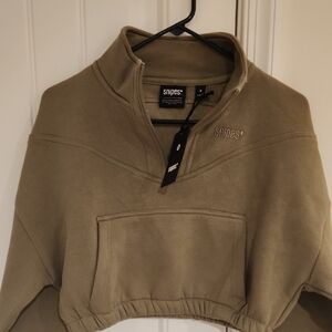 Olive Green Women's Crop Top